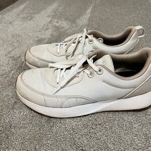 Allbirds Cream and White Sneakers